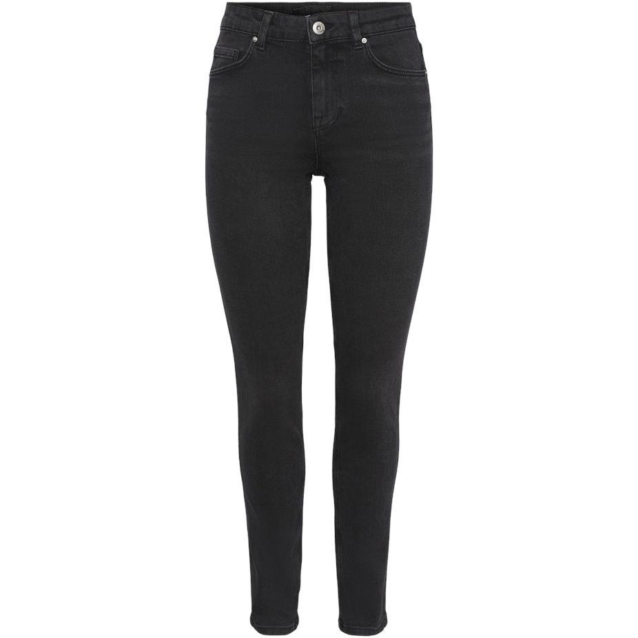 Slim džinsai moterims, Pilka, PCNUNNA MW SLIM DG N