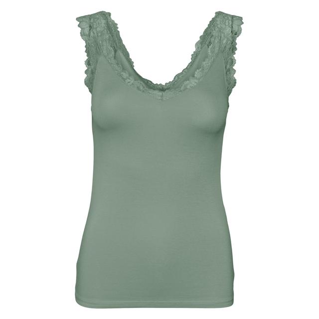 Marškiniai be rankovių moterims, Žalia, Rosa top