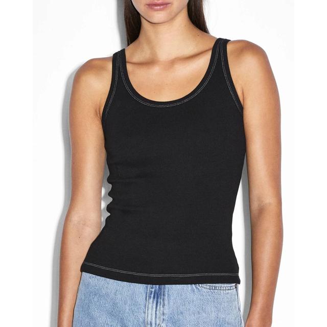 Marškiniai be rankovių moterims, Juoda, Arise black tank top