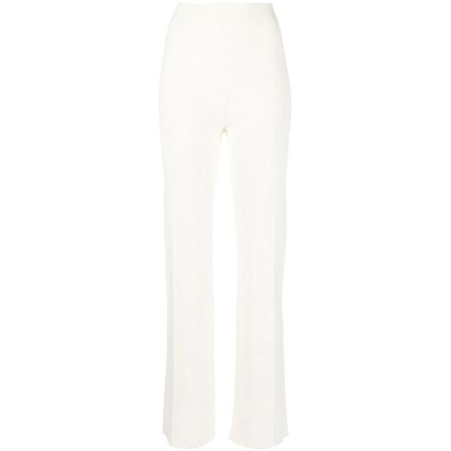 Tiesūs džinsai moterims, Kūno, Ribbed straight pants