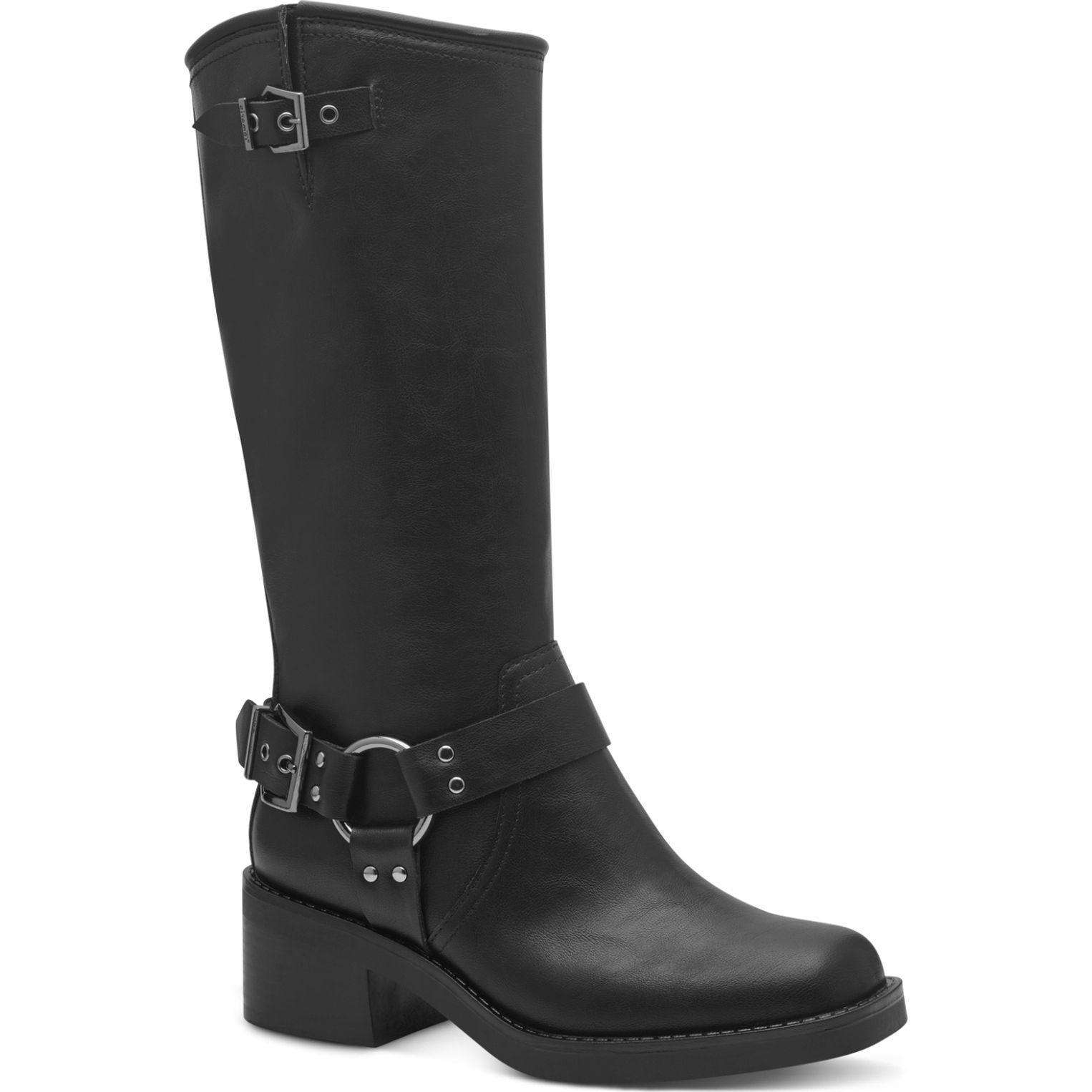 Auliniai moterims, Juoda, Long boots