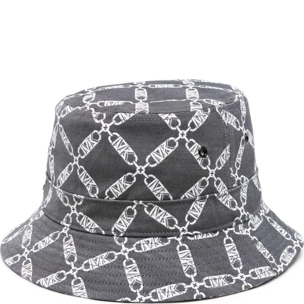 Skrybėlė moterims, Juoda, Mk logo print bucket hat