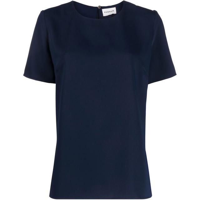 Marškinėliai trump. rankovėmis moterims, Mėlyna, Short sleeve blouse