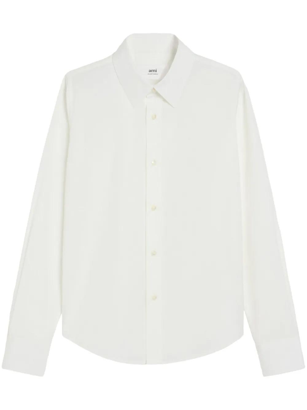 Marškiniai ilgomis rankovėmis moterims, Balta, Ami de coeur cotton shirt