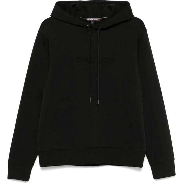 Džemperis vyrams, Juoda, Embossed logo hoodie