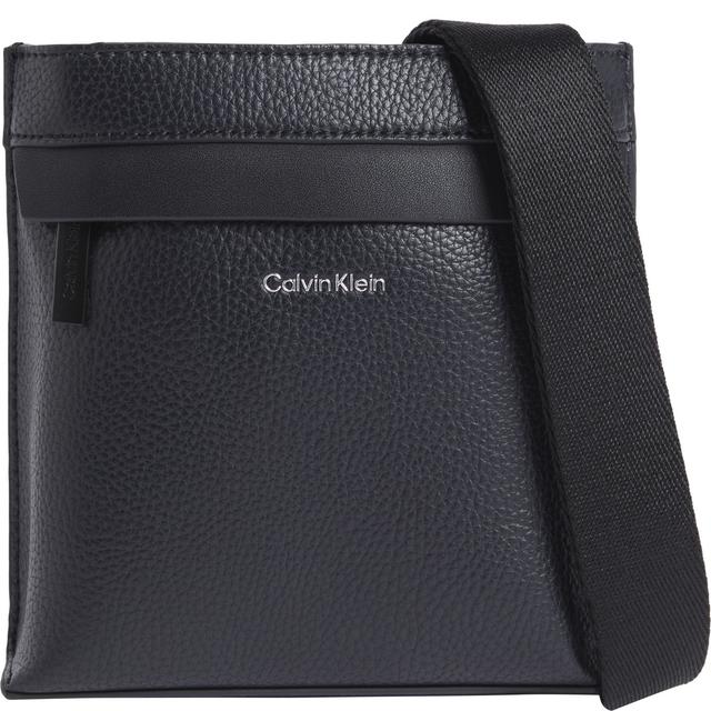 Rankinė per petį vyrams, Juoda, Must flatpack xs