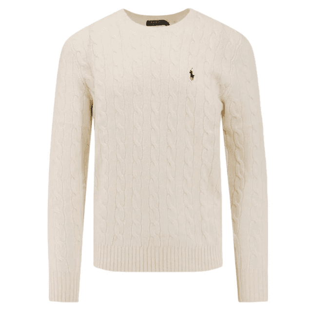 Megztinis vyrams, Smėlio, Long sleeve pullover