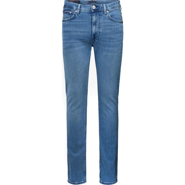 Aptempti džinsai vyrams, Mėlyna, Slim bleecker pstr steven blue