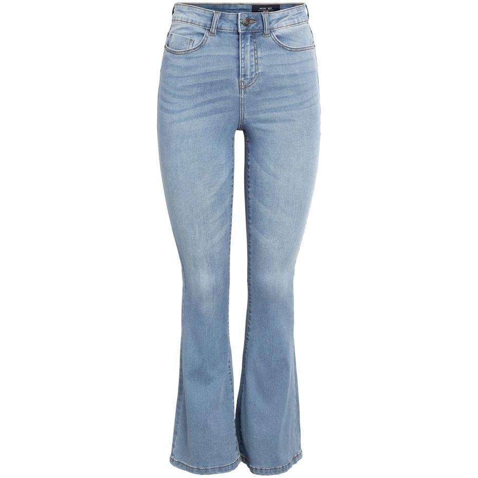 Tiesūs džinsai moterims, Mėlyna, NMSALLIE HW FLARE JEA