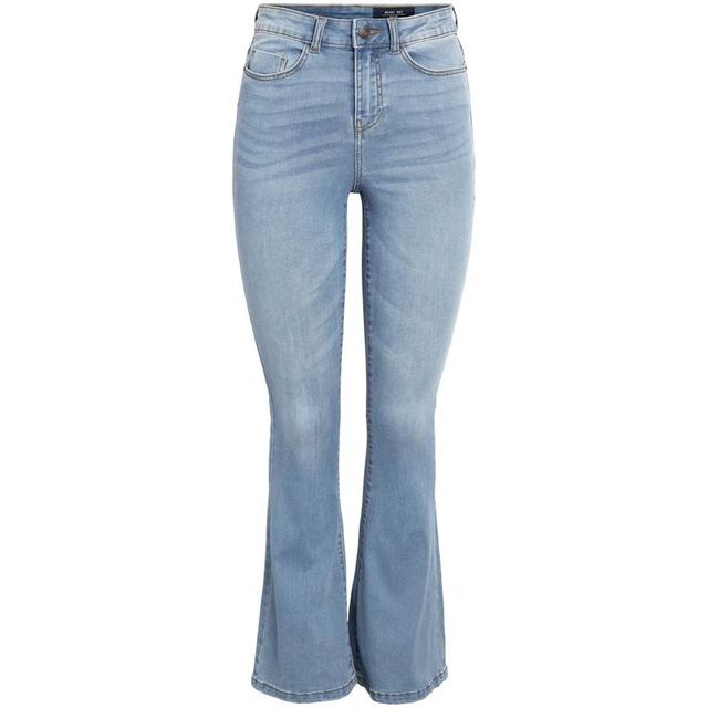 Tiesūs džinsai moterims, Mėlyna, NMSALLIE HW FLARE JEA