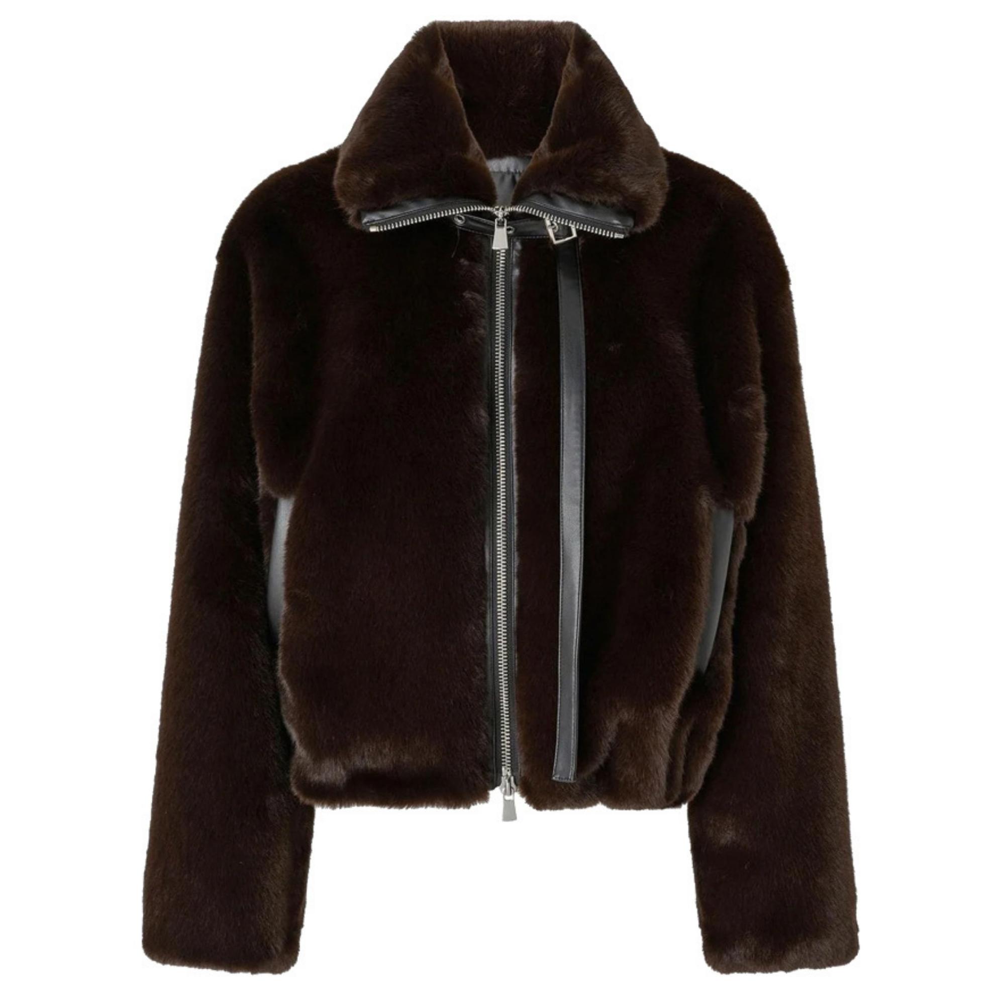 Kailiniai moterims, Ruda, Estebana blouson similvisone