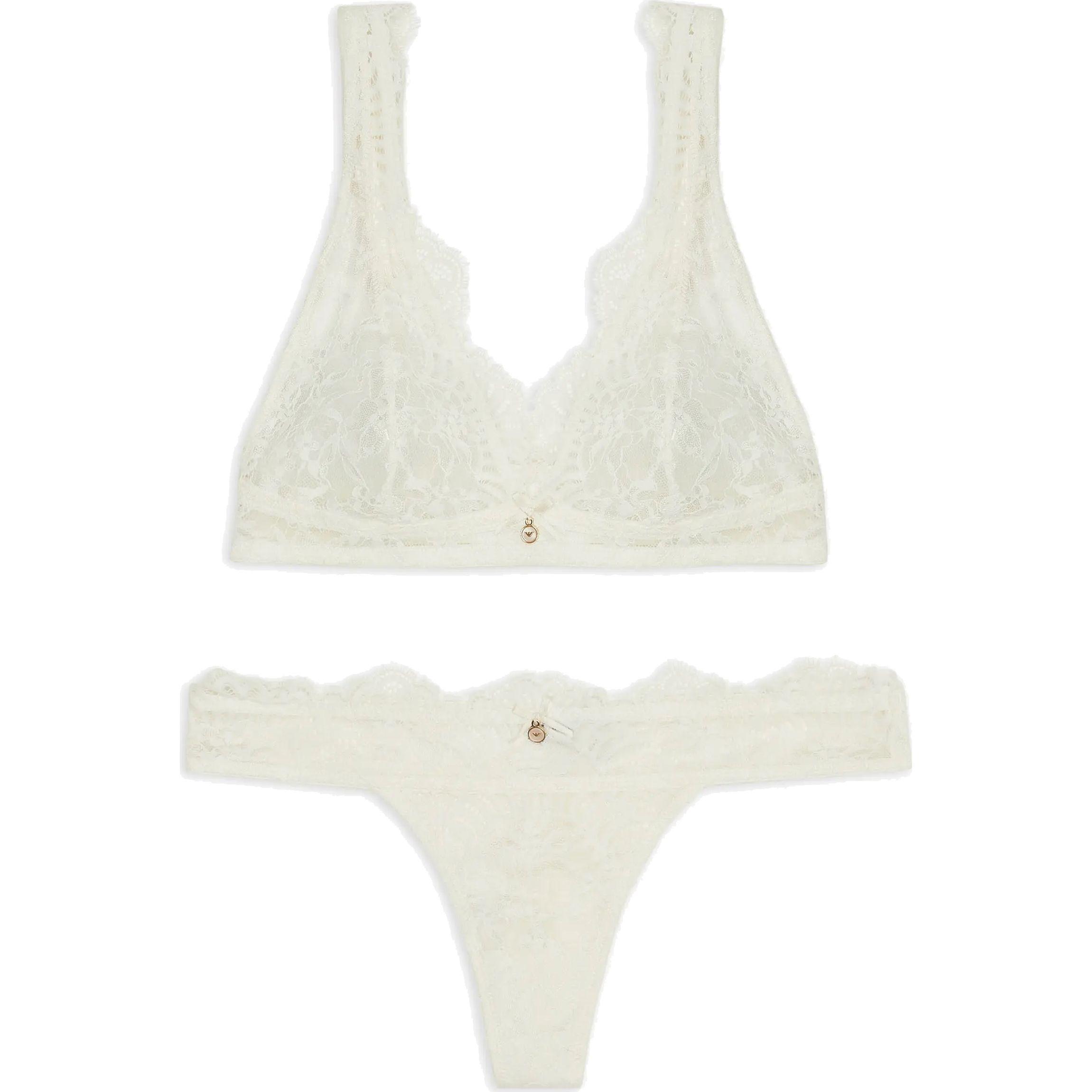 Liemenėlė moterims, Balta, Underwear set