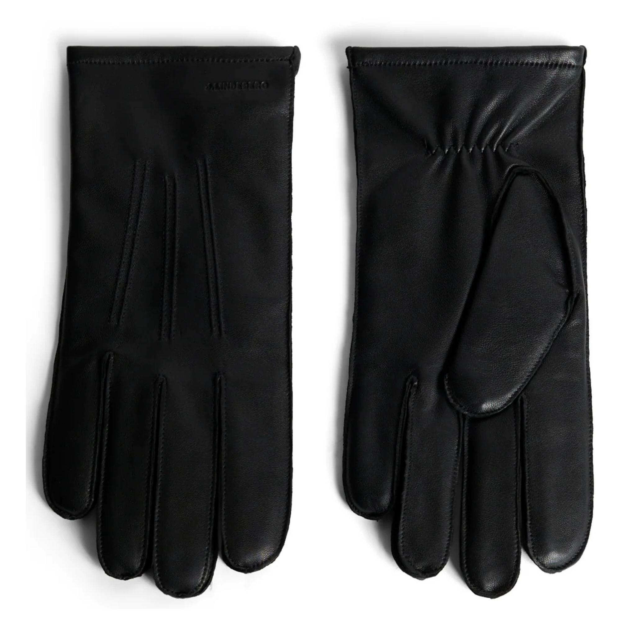 Pirštuotos pirštinės vyrams, Juoda, Milo leather glove
