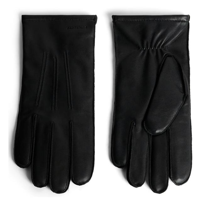 Pirštuotos pirštinės vyrams, Juoda, Milo leather glove