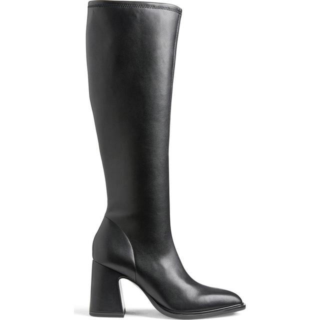 Auliniai moterims, Juoda, Long boot heel