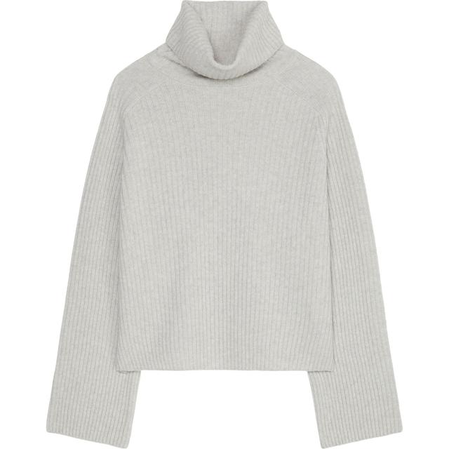 Megztinis su kaklu moterims, Pilka, Turtleneck 410621160585