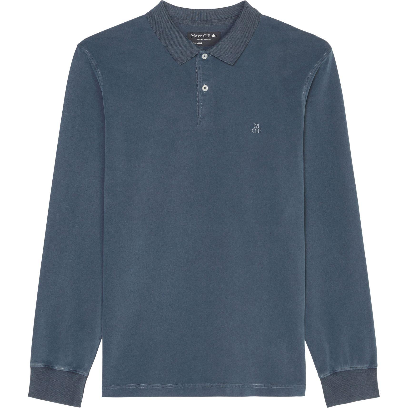 Polo marškiniai ilgos rank. vyrams, Mėlyna, Polo long B21223655004