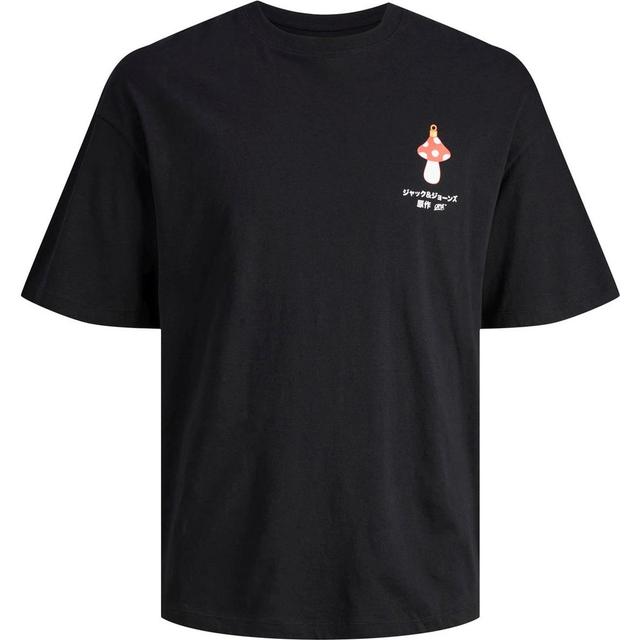 Marškinėliai vyrams, Juoda, JORCEREMONY TEE SS CRE