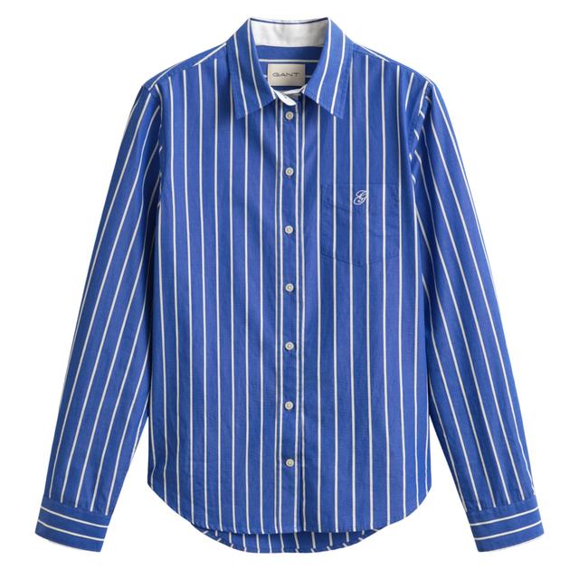 Marškiniai ilgomis rankovėmis moterims, Mėlyna, 4300705-417 Shirts lon