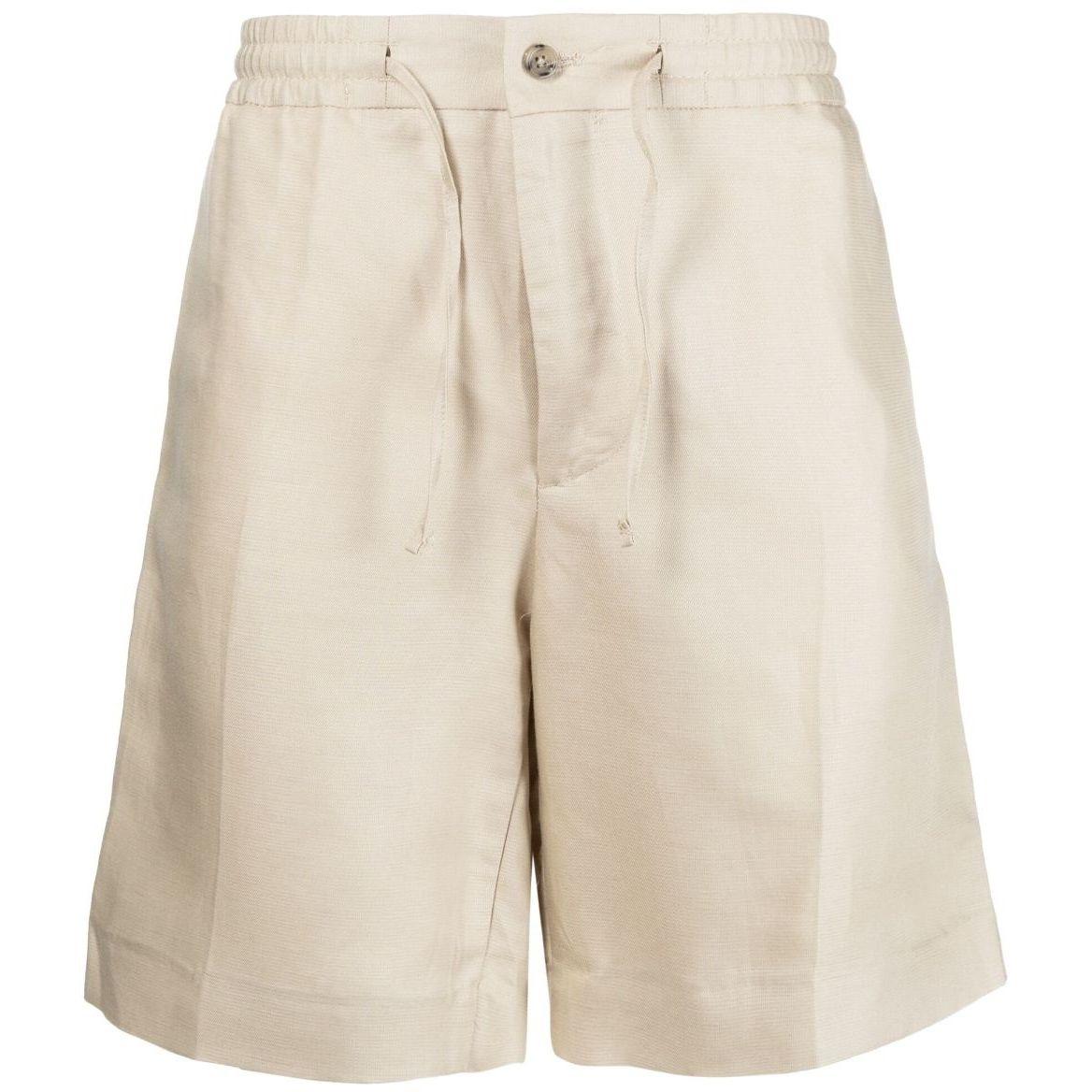 Šortai vyrams, Smėlio, Baron tencel linen shorts