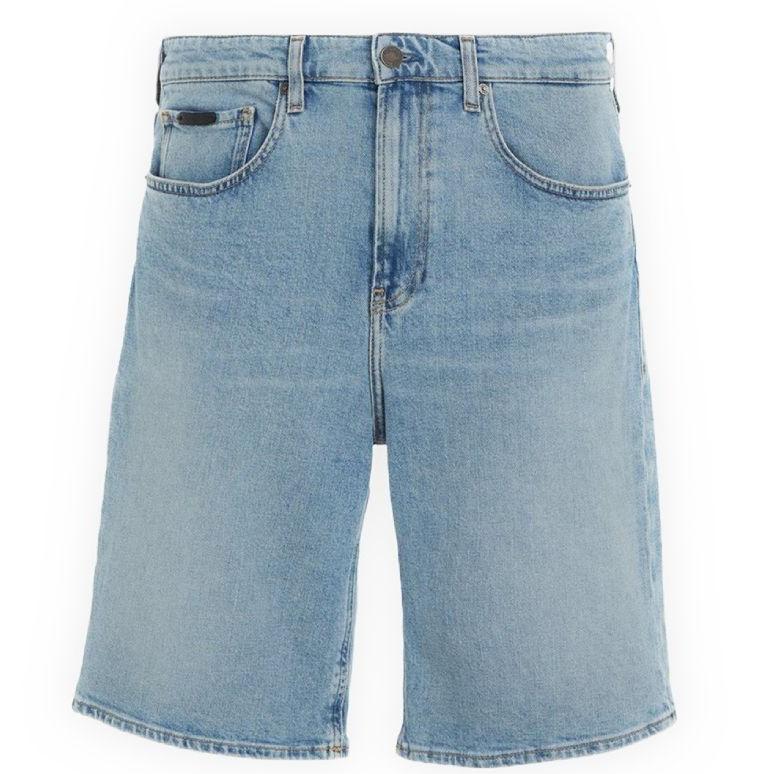 Šortai vyrams, Mėlyna, Relaxed short iconic light blu