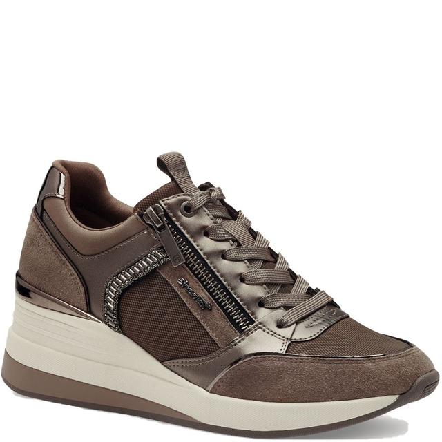 Laisvalaikio bateliai moterims, Smėlio, Sneaker low