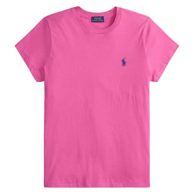 Marškinėliai trump. rankovėmis moterims, Rožinė, Knit-t-shirt