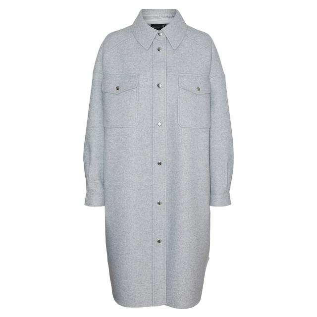 Lengvas paltas moterims, Pilka, Vince