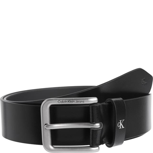 Diržas vyrams, Juoda, Classic round belt 40mm