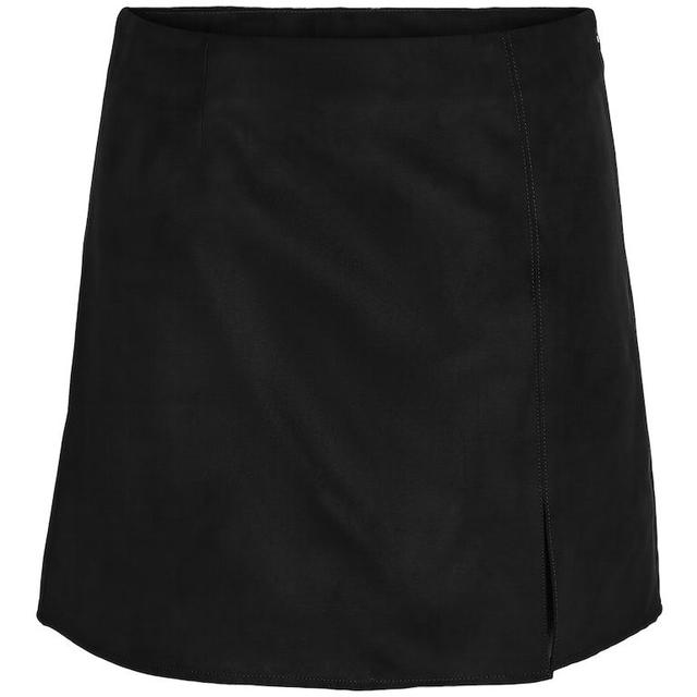 Mini sijonas moterims, Juoda, Clara penny suede skirt