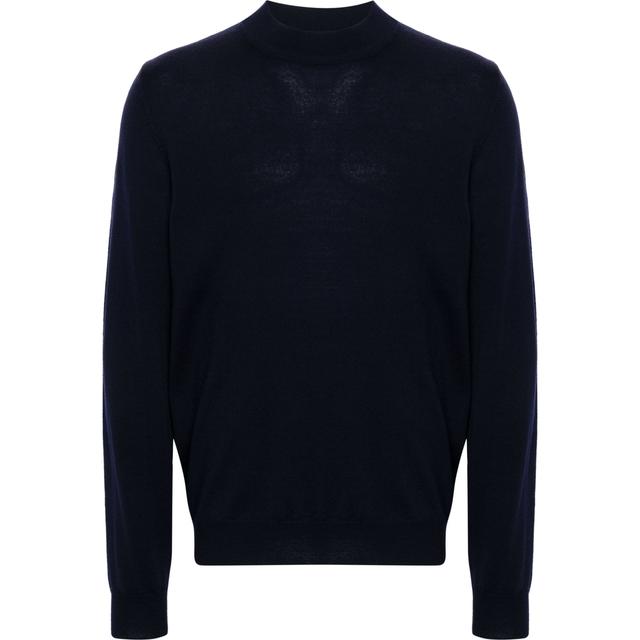 Megztinis su kaklu vyrams, Mėlyna, Korman merino turtle neck
