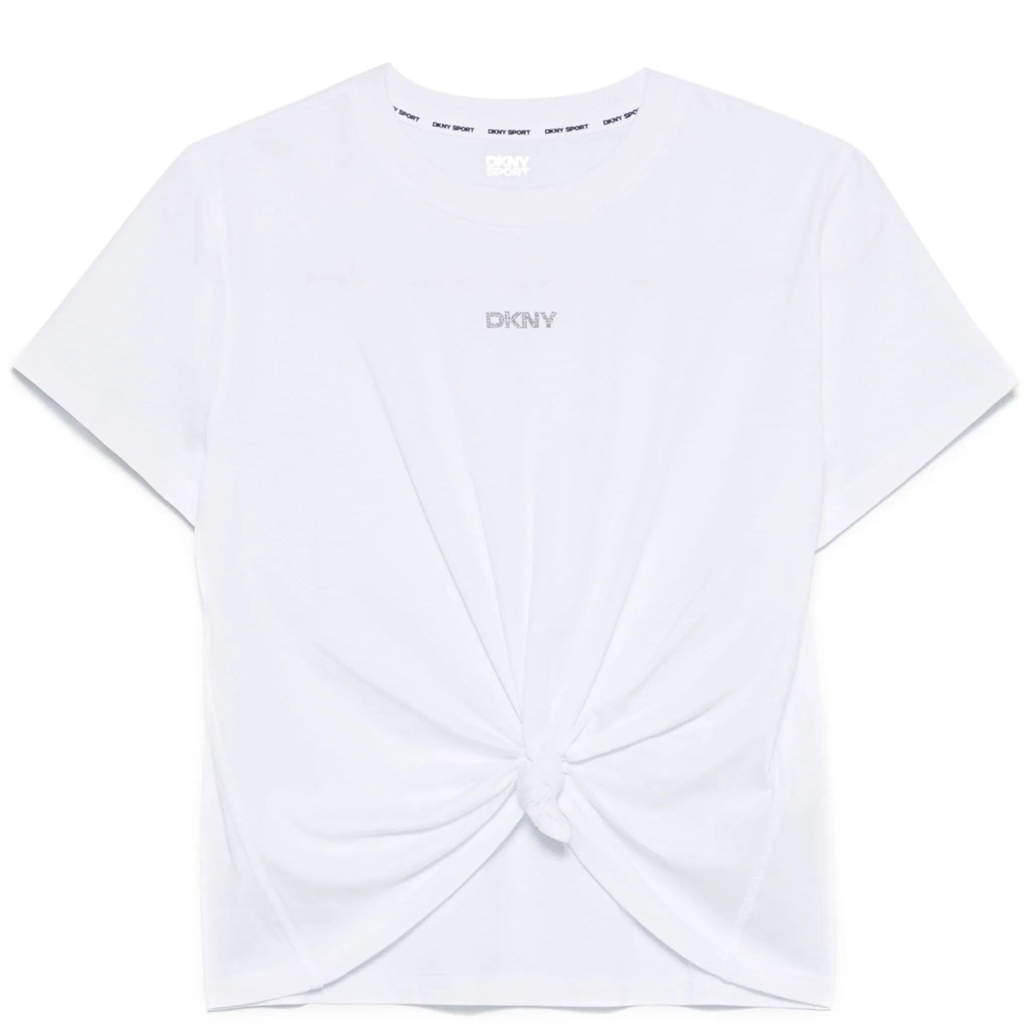 Marškinėliai trump. rankovėmis moterims, Balta, Dkny t-shirt