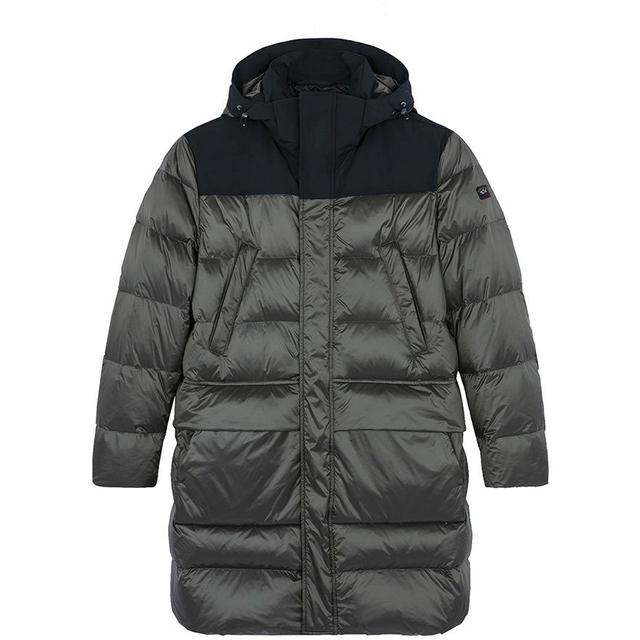 Pūkinė striukė vyrams, Žalia, Parka