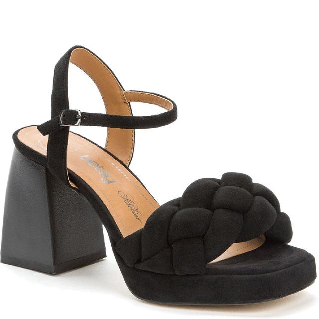 Basutės moterims, Juoda, SANDALS