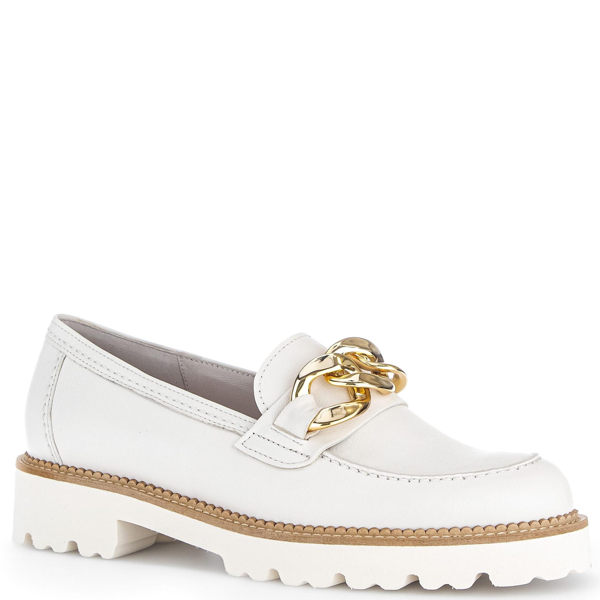 Loaferiai moterims, Balta, Loafers