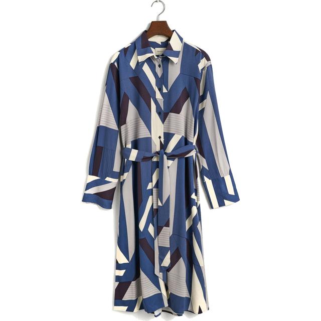 Midi suknelė moterims, Mėlyna, RELAXED LETTERS