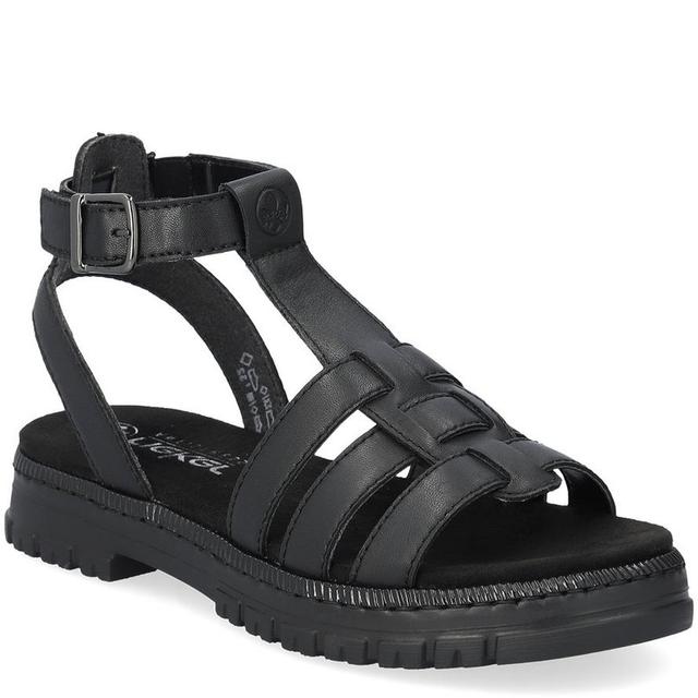 Basutės moterims, Juoda, SANDALS