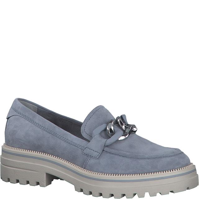 Loaferiai moterims, Mėlyna, LOAFERS
