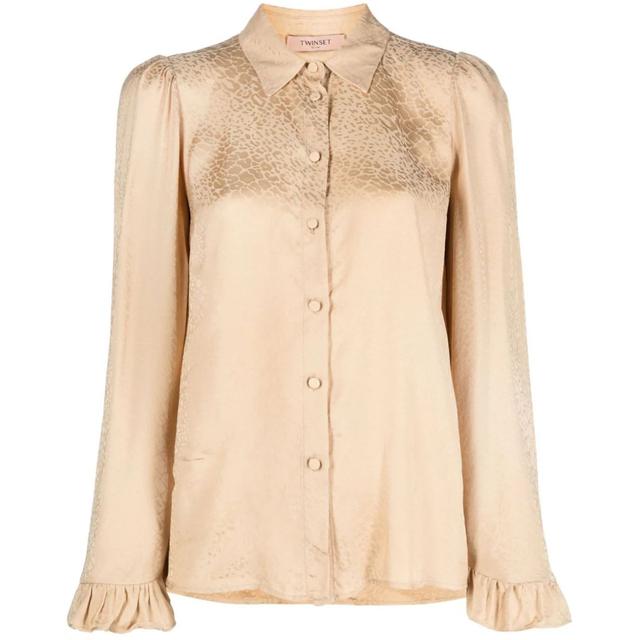 Marškiniai ilgomis rankovėmis moterims, Ruda, Long sleeve shirt