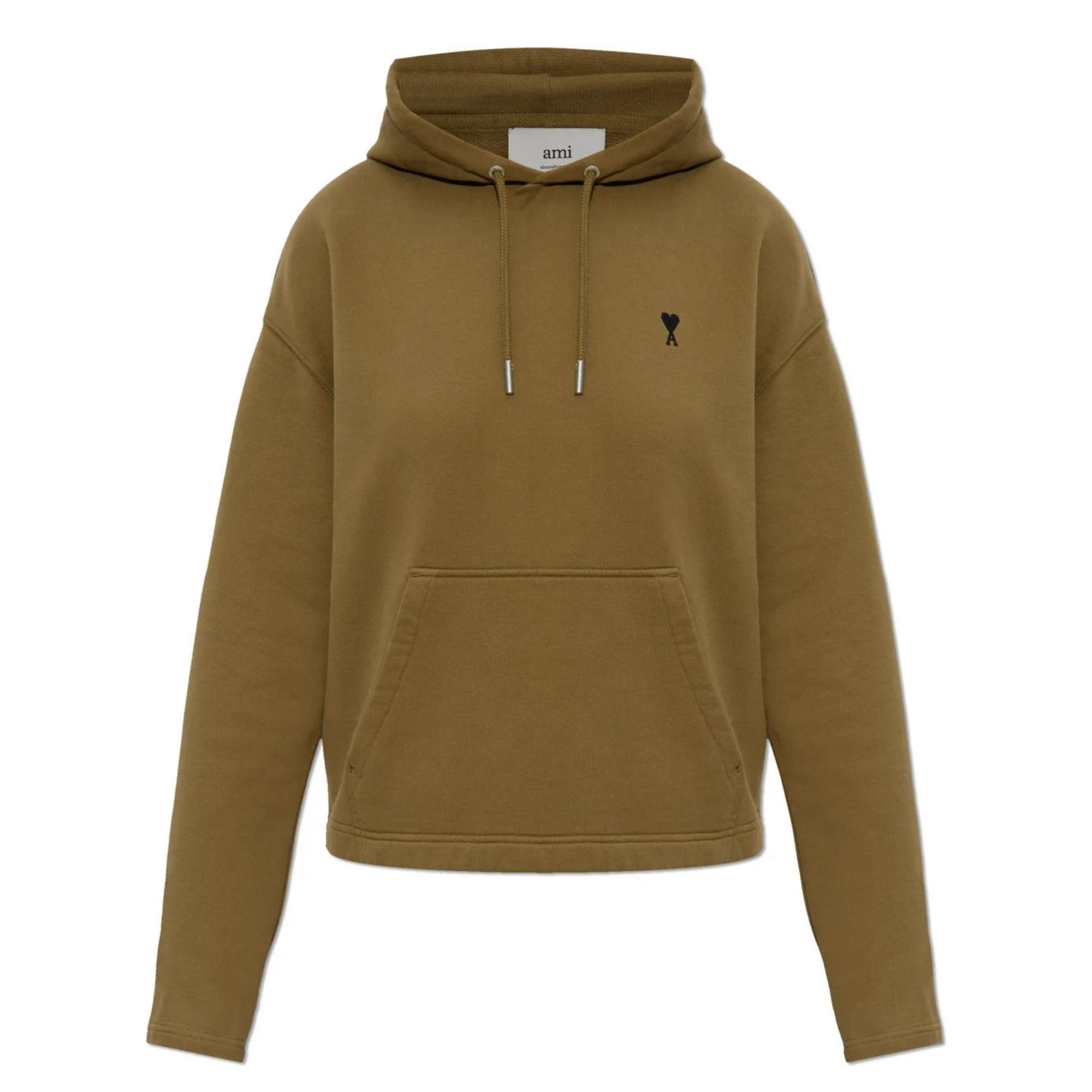 Džemperis moterims, Balta, Contrasted ami de coeur hoodie