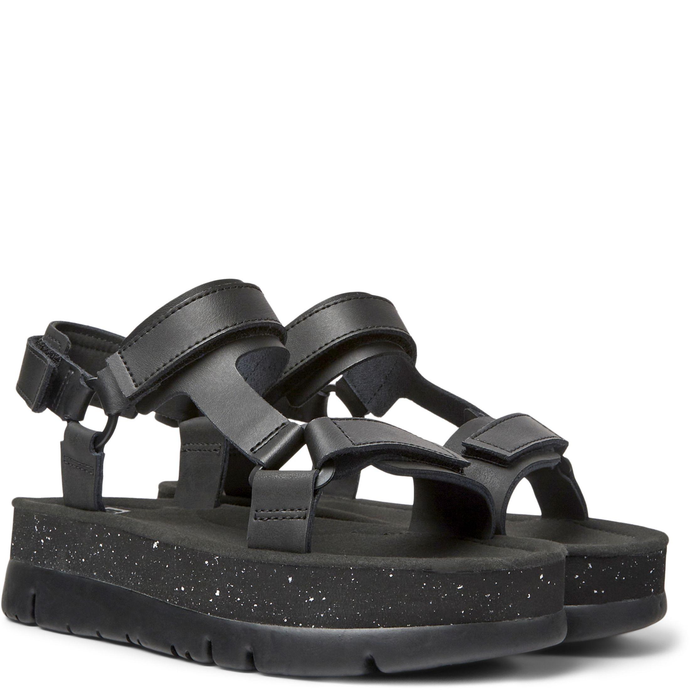 Basutės moterims, Juoda, Lasted sandals