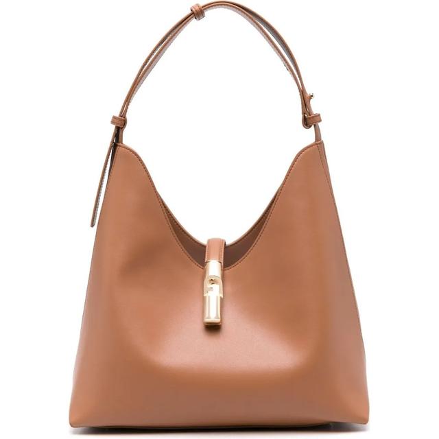 Pirkinių krepšys moterims, Ruda, Furla goccia m hobo