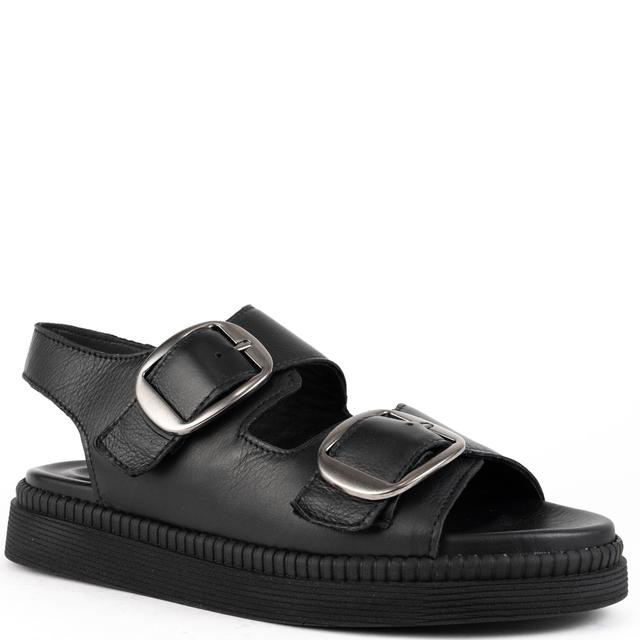 Basutės moterims, Juoda, Sandals