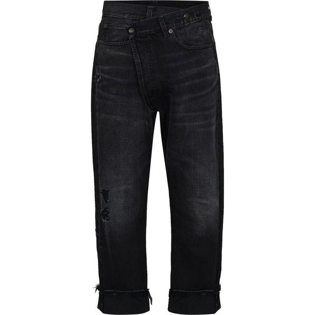 Tiesūs džinsai moterims, Juoda, Cross over jean