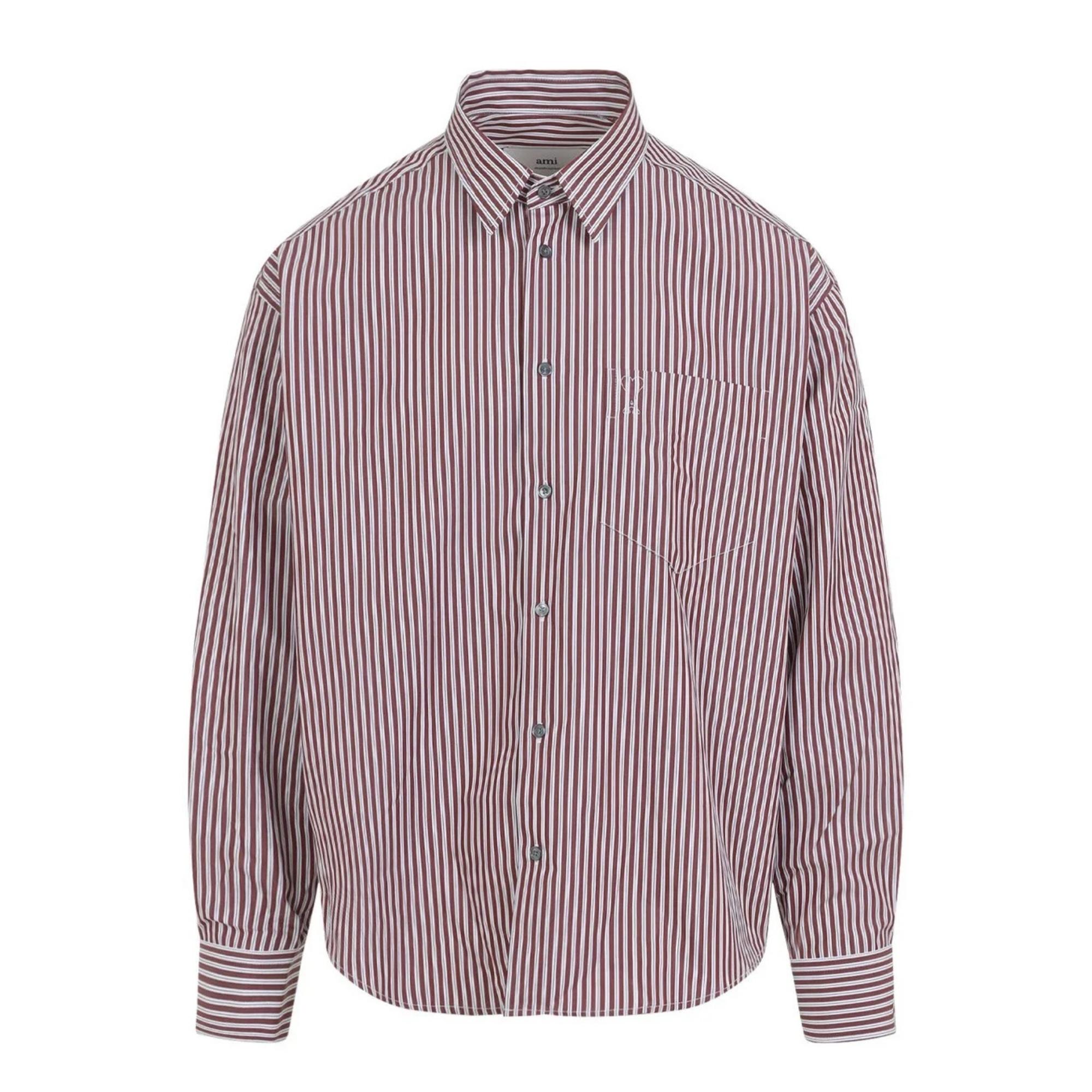 Marškiniai ilgomis rankovėmis, Marga, Embossed adc boxy shirt