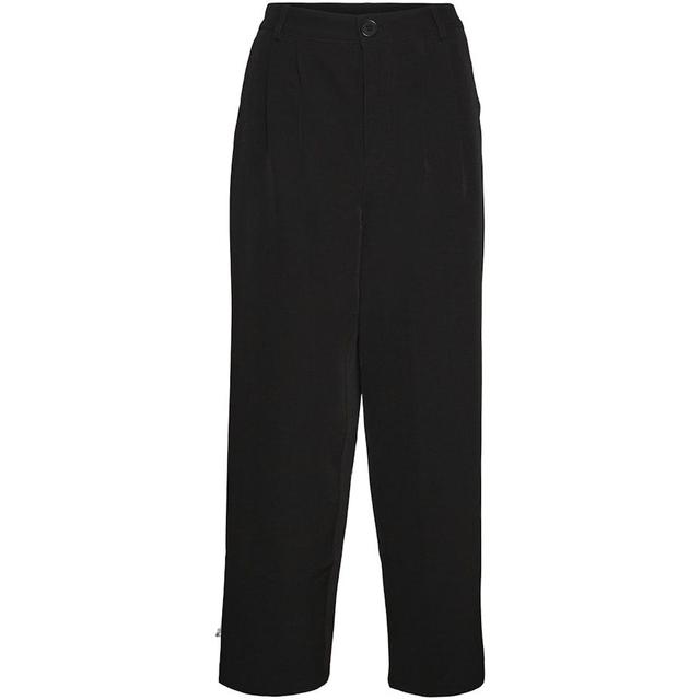 Kelnės moterims, Juoda, NMSELLINA HW SLOUCHY