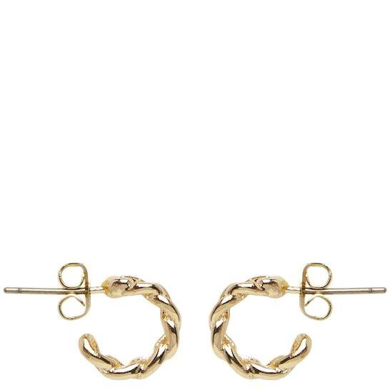 Auskarai moterims, Geltona, PCMUMMA HOOP EARRINGS