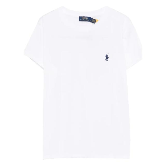 Marškinėliai trump. rankovėmis moterims, Balta, Knit-t-shirt