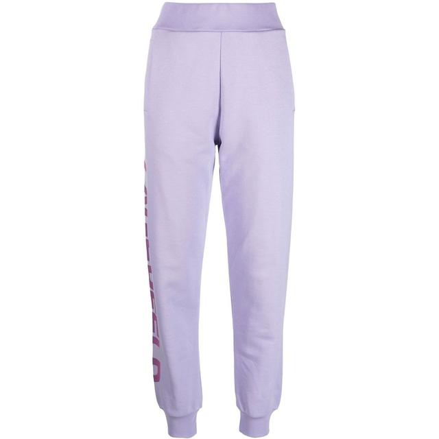 Sportinės kelnės moterims, purple, Big logo sweat pants