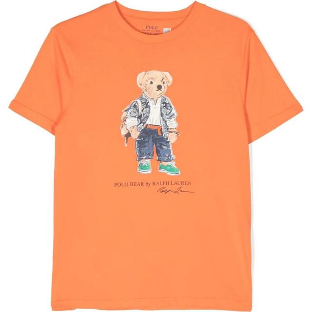 Marškinėliai trump. rankovėmis berniukams, Oranžinė, Short sleeve tee